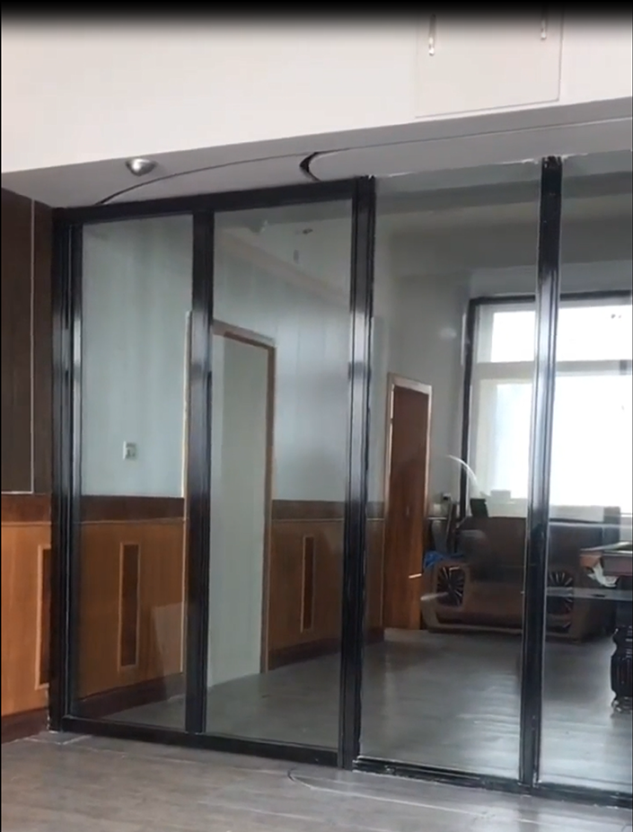 DKM single opening glass sliding door